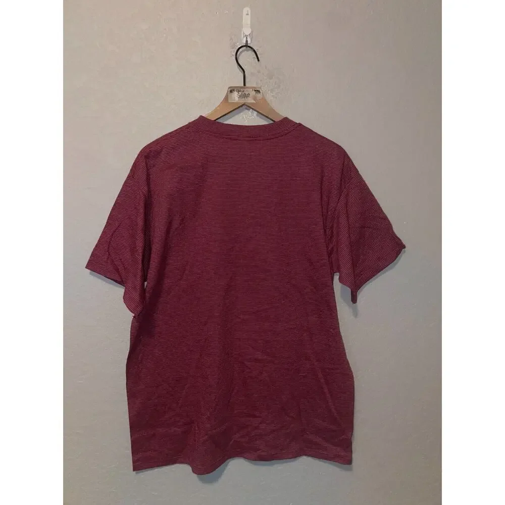 Vintage Blue Ridge Shirt Outdoor Collection Classics Mountains Red Tee Striped L
